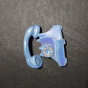 Vintage telephone brooch